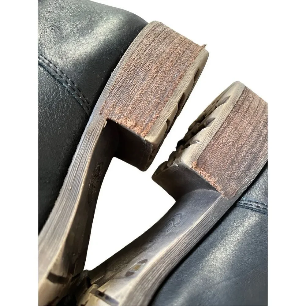 Lucky Brand Declan’s Black Leather Mid Calf Boot‎ size 10